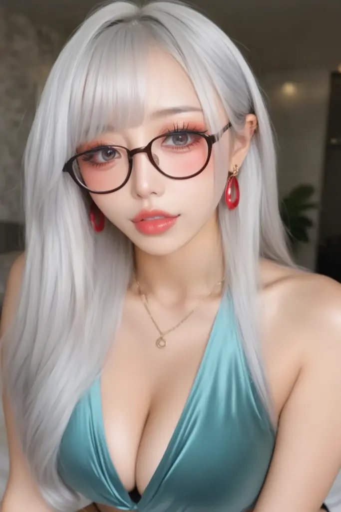 Silver-haired gal