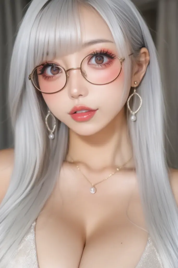 Silver-haired gal