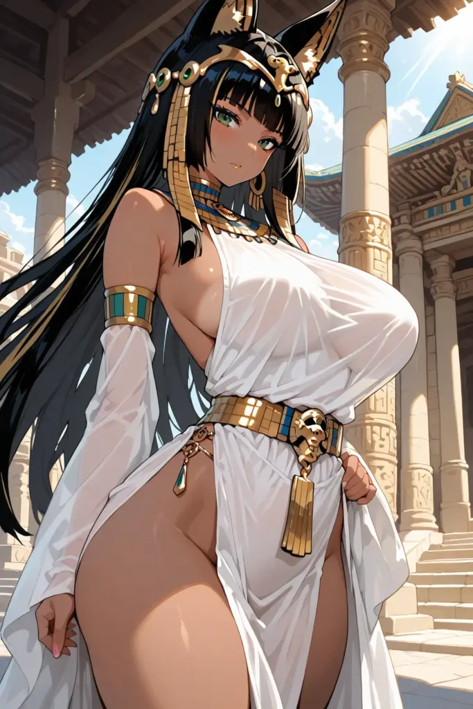 Busty Bastet woman